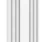 Vertical Designer Mirro Oval Panel Tall Radiator 1800x500mm Single White