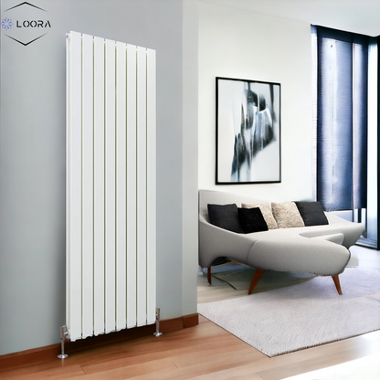 Vertical Designer Flat Panel Tall Radiator 1800x560mm Double White & Anthracite