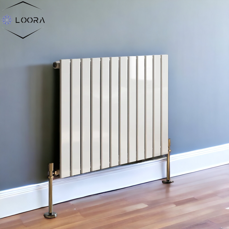 Rox Radiator Horizontal Designer Flat Panel Wall Radiator 600x1050mm Single White ...