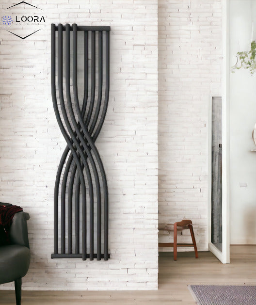 LOORA X Designer Tall Radiator 1800x550mm Anthracite – Rex Plumbing LTD ...