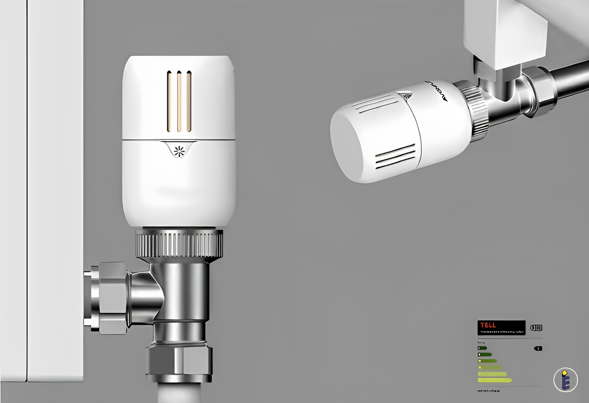 Rex Radiator Rex Thermostatic TRV Radiator Valves 1/2